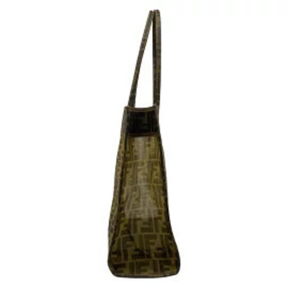 Fendi Zucca Tote Bag Mesh Dark Brown